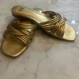PAIGE Metallic Gold Women's Sandals